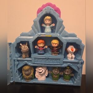 Little People Disney Frozen Carry Along Castle Case ✨️ Complete ✨️